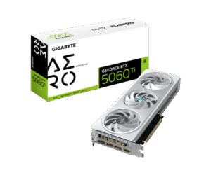 כרטיס מסך Gigabyte RTX 5060 Ti AERO OC 16GB white