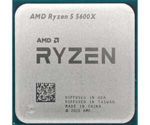 מעבד AMD Ryzen R5 5600X Tray 6 Cores Threads 12 Up to 4.6Ghz