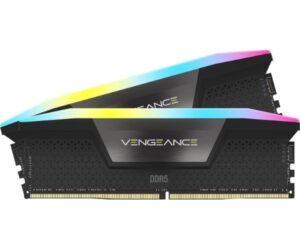 זכרון לנייח Corsair Vengeance RGB Black 96GB 2X48 6000MHz DDR5 C3
