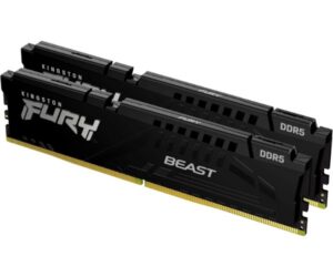 זכרון Kingston Fury Beast DDR5 64GB 2X32 6400MHZ CL32 INTEL XMP