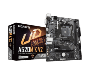 לוח אם Gigabyte AMD A520 K V2 rev 1.1 DDR4 For AM4
