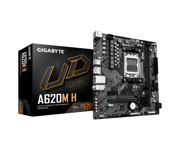 לוח למעבדי Gigabyte A620M H 2.1 DDR5 mATX DP HDMI AM5 AMD