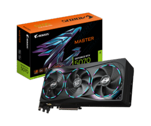 כ.מסך GIGABYTE AORUS GeForce RTX 5070 MASTER 12G