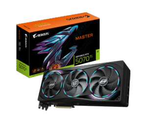 כרטיס מסך GIGABYTE AORUS GeForce RTX 5070 Ti MASTER 16G
