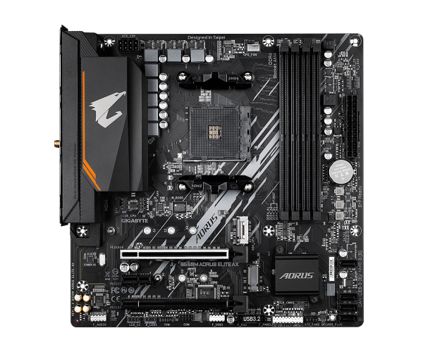 לוח אם למעבדי AMD AM4 Gigabyte B550M AORUS ELITE REV1.3 – תמונה 2