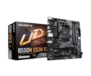 לוח אם למעבדי Gigabyte B550M DS3H R2 DDR4 Micro-Atx For AMD AM4