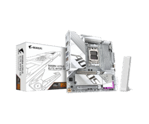 לוח אם Gigabyte B850M AORUS ELITE WIFI6E ICE M-ATX DDR5 AM5 2.5GB