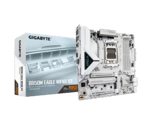 לוח אם GIGABYTE B850M EAGLE WIFI6E ICE M-ATX DDR5 AM5 BT 2.5GB