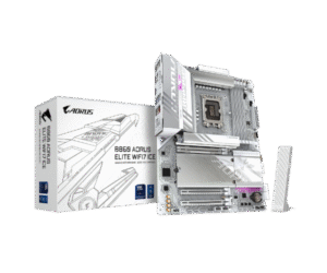 לוח למעבד דור 15 Gigabyte B860 A ELITE WIFI7 ICE ATX 2.5GB LAN