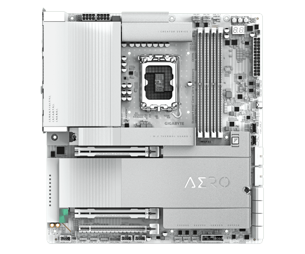 לוח לאינטל דור 15 Gigabyte Z890 AERO D DUAL10GB LAN WIFI 7 – תמונה 2