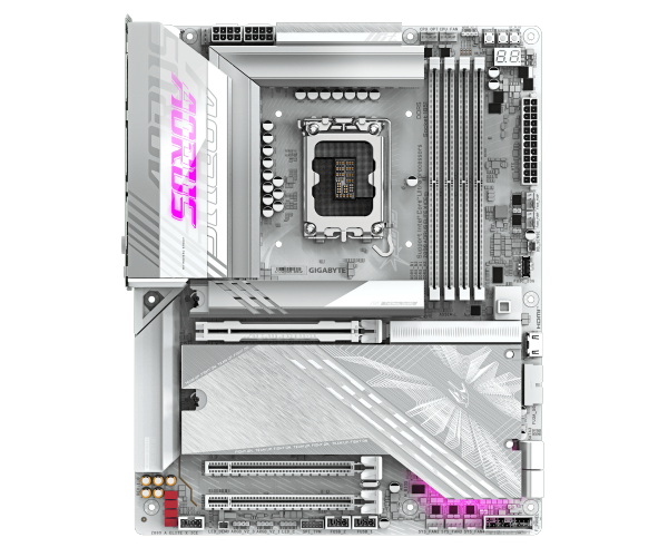 לוח לאינטל דור 15 Gigabyte Z890 AORUS ELITE X ICE ATX LGA1851 – תמונה 2