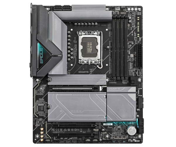 לוח לאינטל דור 15 Gigabyte Z890 EGALE WIFI7 BT 4XM.2 Slots ATX LG – תמונה 2