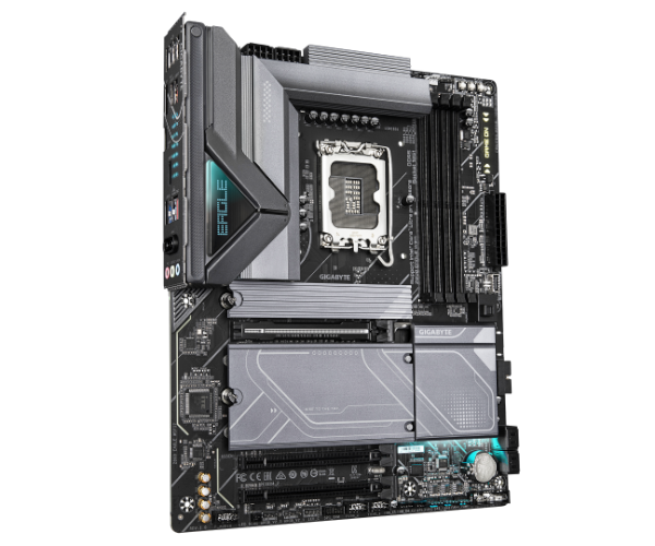 לוח לאינטל דור 15 Gigabyte Z890 EGALE WIFI7 BT 4XM.2 Slots ATX LG – תמונה 3