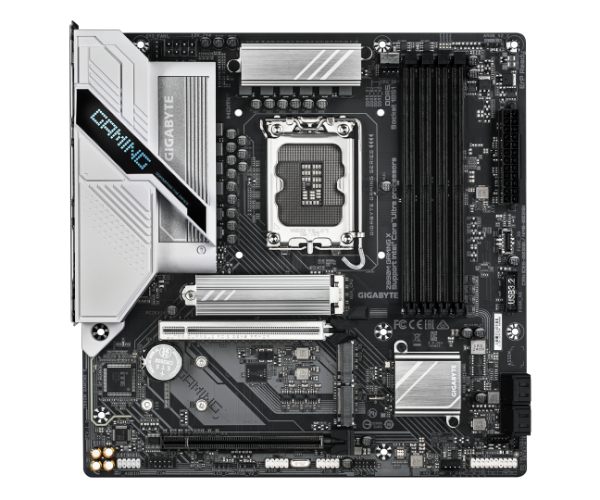 לוח לאינטל דור 15 Gigabyte Z890M GAMING X mATX 2.5GbE LGA1851 – תמונה 2
