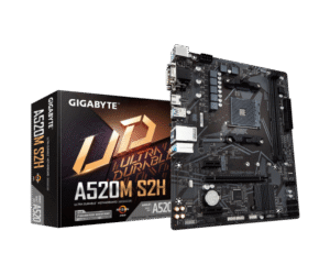 לוח אם למעבדי Gigabyte A520M S2H 1.3 VGA DVI HDMI AM4 AMD