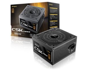 ספק כוח Antec CSK 550DC 550W ATX Non-Modular PSU 80 plus Bronze