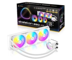 קירור נוזלי משולש Antec SKELETON 360 ARGB White INTEL/AMD