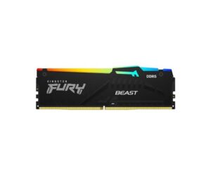 זכרון לנייח Kingston Fury Beast Black RGB 16GB 6400MHZ DDR5 C36