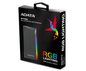 מארז חיצוני לדיסק A-DATA EC700G M.2/NVME USB-C ENCLOSURE RGB