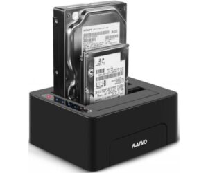 תחנת עגינה ושכפול לשני דיסקים 3.5/2.5 MAIVO USB3.0 Dual Bay