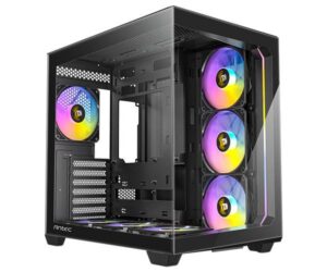 מארז שחור Antec C5 ARGB Mid-Tower ATX 7x ARGB FANS Incl Type-C