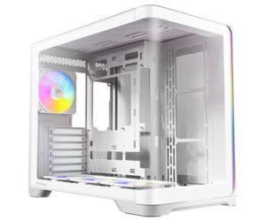 מארז לבן Antec C5 Curve ARGB Mid-Tower ATX 4x ARGB FANS Type-C